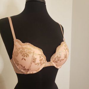Pink and Gold Victoria's Secret Bra